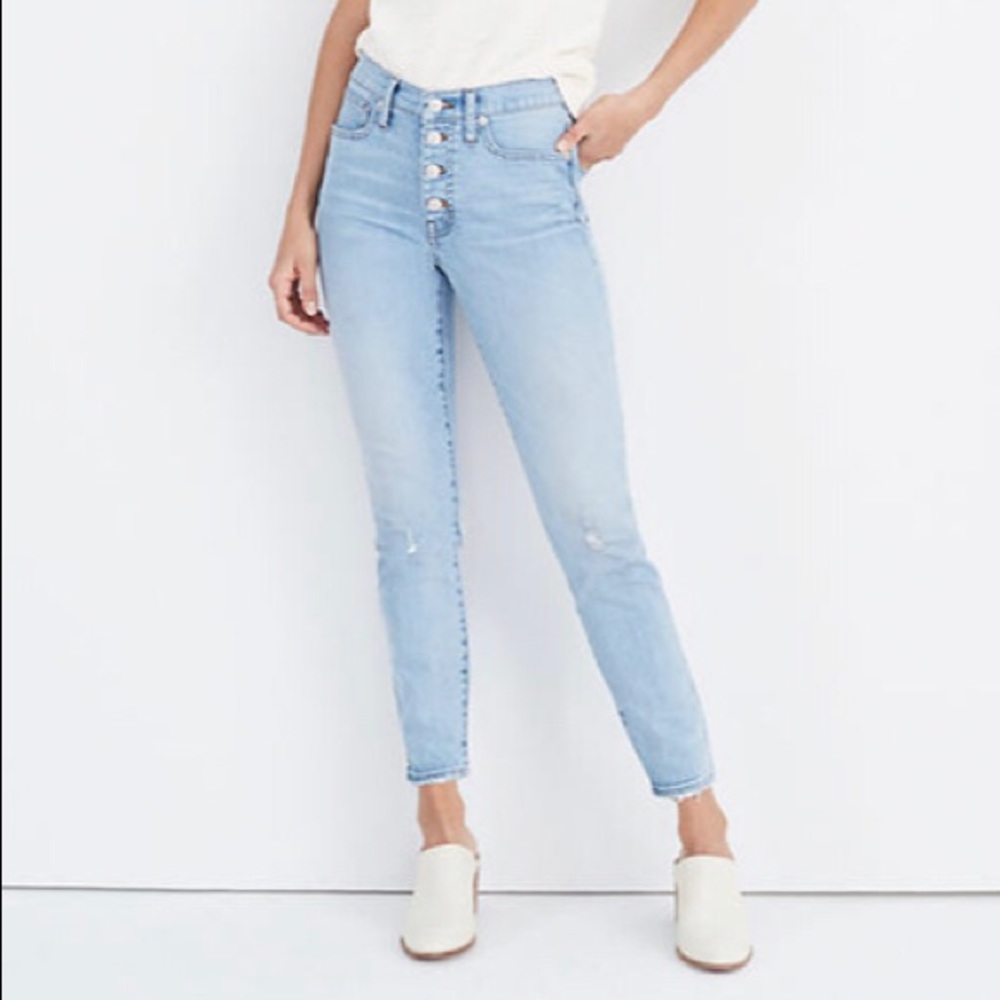 Madewell Mid-Rise Skinny Crop Jeans Size 26
